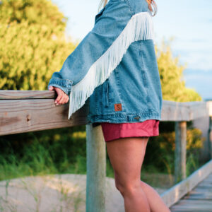 Campera Oversize con Flecos